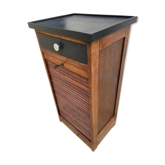 Meuble classeur à rideau vintage