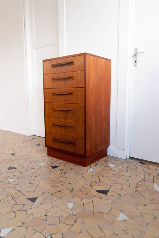 6-drawer GPlan chiffonnier