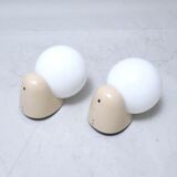 Pair of ball wall lights