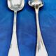 6 silver-plated metal tablespoons Christofle model Crossed Ribbons