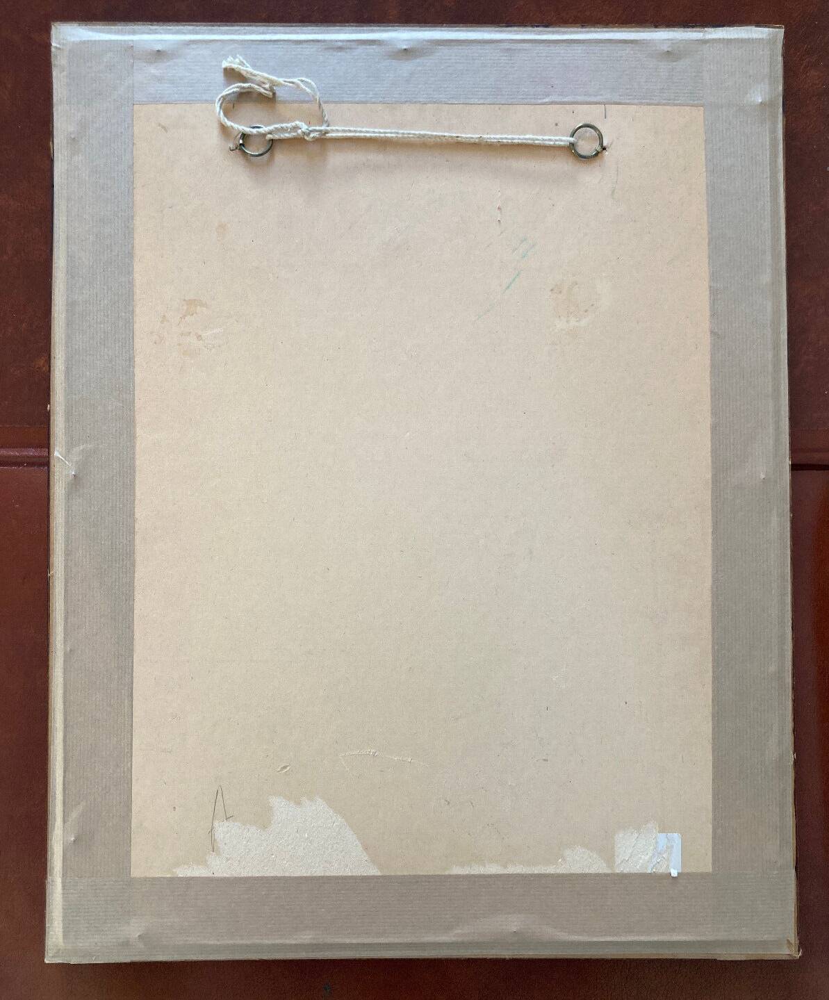 Old illustration - elegant shelter from a porch in Paris