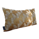 Jacquard cushion 50x30 gold color