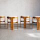 Ensemble de 4 chaises de salle à manger 'Pamplona' par Augusto Savini