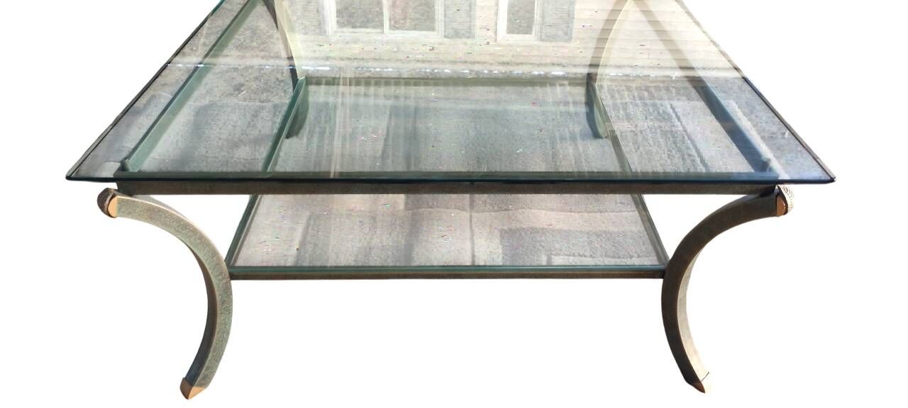 Vintage coffee table from the 1970s designed by Pierre Vandel. Very good condition.