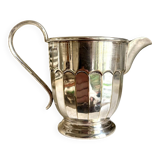 Silver-plated metal milk jug