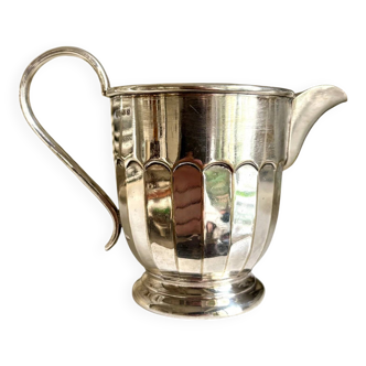Pot à lait en métal argenté