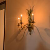 Pair of palm sconces