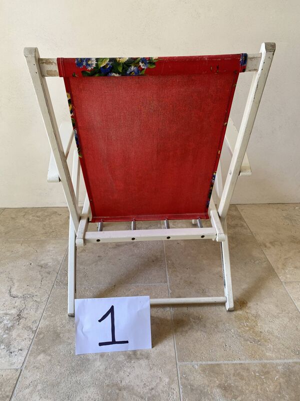 4 fauteuils jardin vintage années 70 toile fleurie d’origine