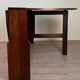 Large oval Gateleg folding table with two leaves in Rio rosewood