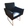 Black vintage armchair 1980