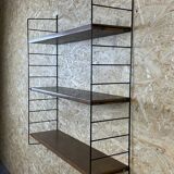 60s 70s oak string shelf module by Kajsa & Nils "Nisse" Strinning Sweden