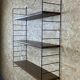 60s 70s oak string shelf module by Kajsa & Nils "Nisse" Strinning Sweden