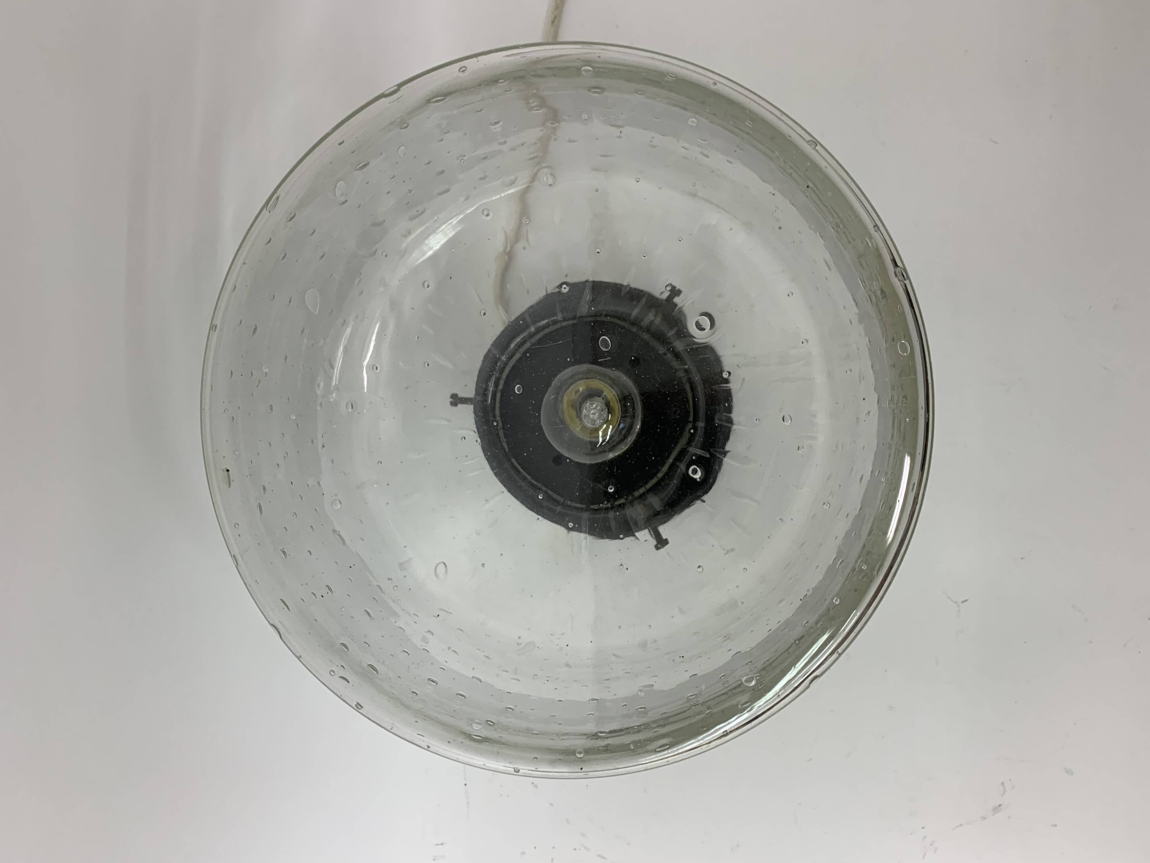 Mid-century design glass ceiling lamp, 1960’s