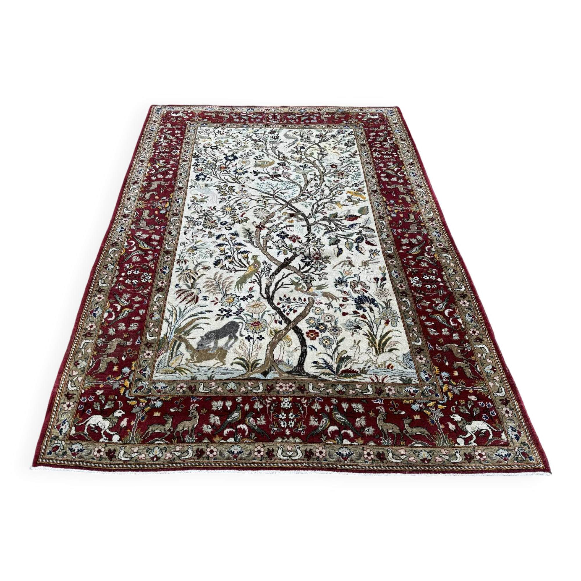 Persian rug ghoum Tree of Life