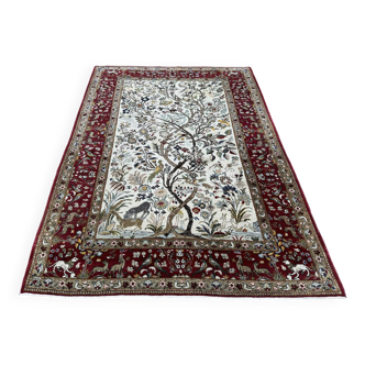 Tapis Persan ghoum Arbre de Vie