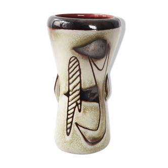 Vintage sandstone vase 1960