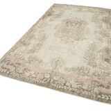 Hand-Knotted Antique Turkish Beige Rug 182 cm x 330 cm - 25013