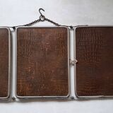 Ancient tryptic barber mirror