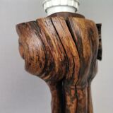 Portuguese handmade vine wood table lamp