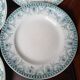 Set of 5 Terre de Fer plates 1900 Wilbur and St Amand