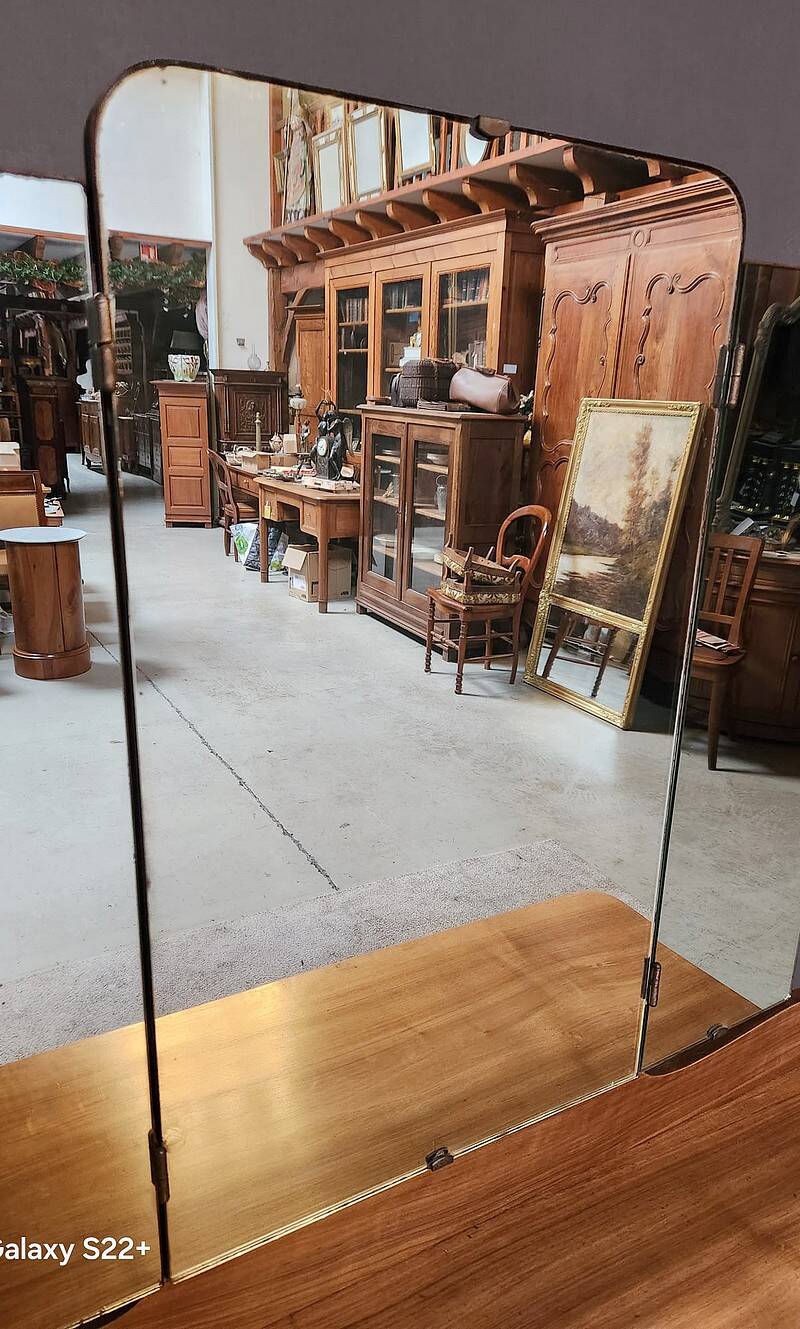 Walnut Veneer Hairdresser, Art Deco - 1930