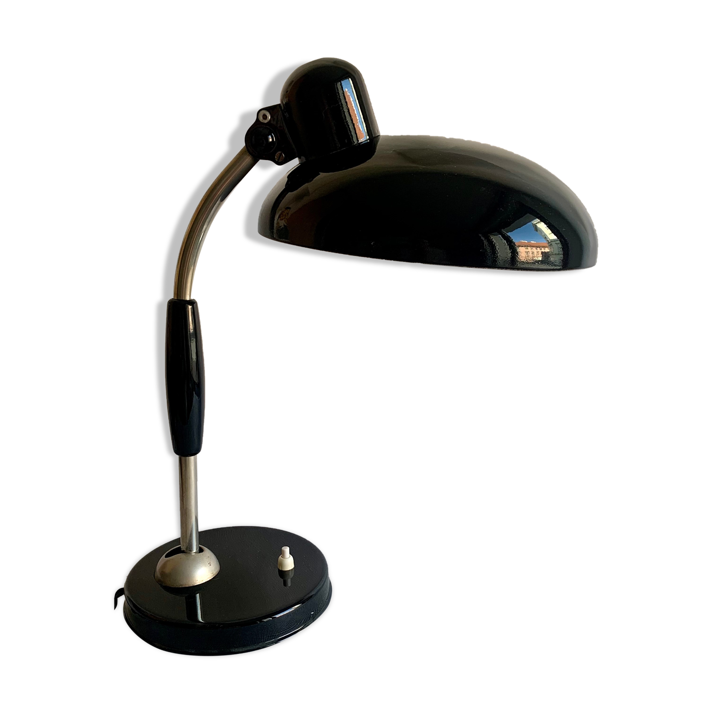 Bauhaus table lamp by Christian Dell for Koranda, 1940s