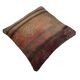 Housse de coussin kilim turc vintage, 40 x 40 cm