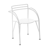 Fauteuil crème Lune d'Argent de Pascal Mourgue