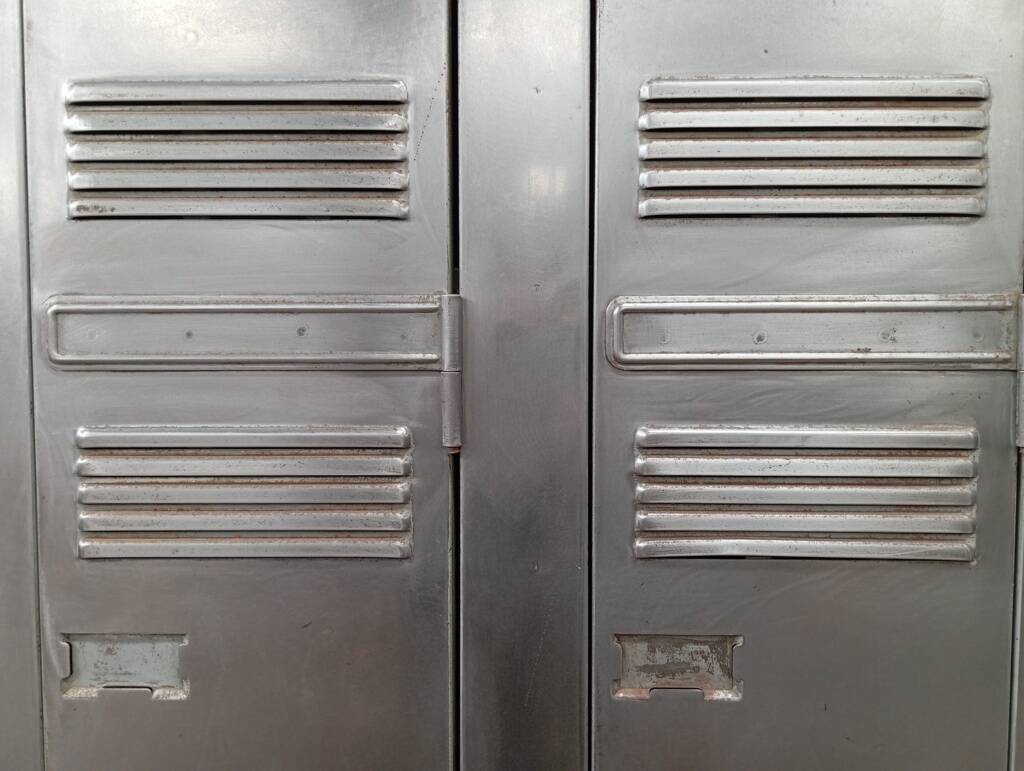 1950s stripped industrial wardrobe