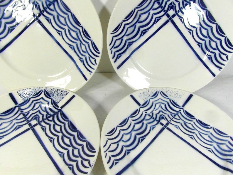 4 Old plates of Badonviller "orival"