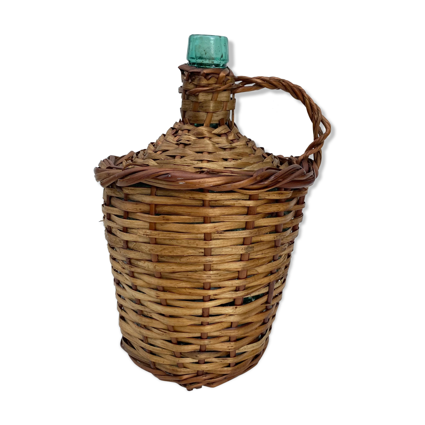 Demijohn with wicker