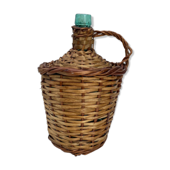 Demijohn with wicker