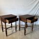 Pair of Louis XVI style bedside tables – gilt bronze details