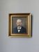 Oil on canvas old portrait gilded wooden frame country decoration