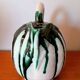 Pichet melon en céramique émaillée