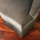 Napoleon blue velvet toad chair
