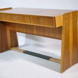 Mid-Century Design Walnut Desk, Germany, 1960s