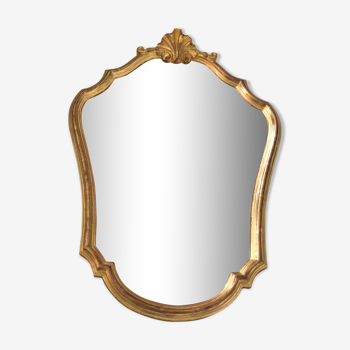 Old gilded mirror