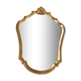 Old gilded mirror