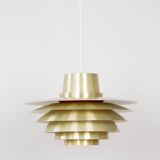 Suspension vintage danoise XL Vérone par Svend Middelboe, Nordisk Solar, 1962