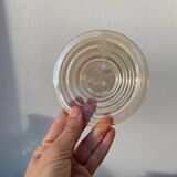 5 tasses à café en verre italiennes fumées Gondolo 