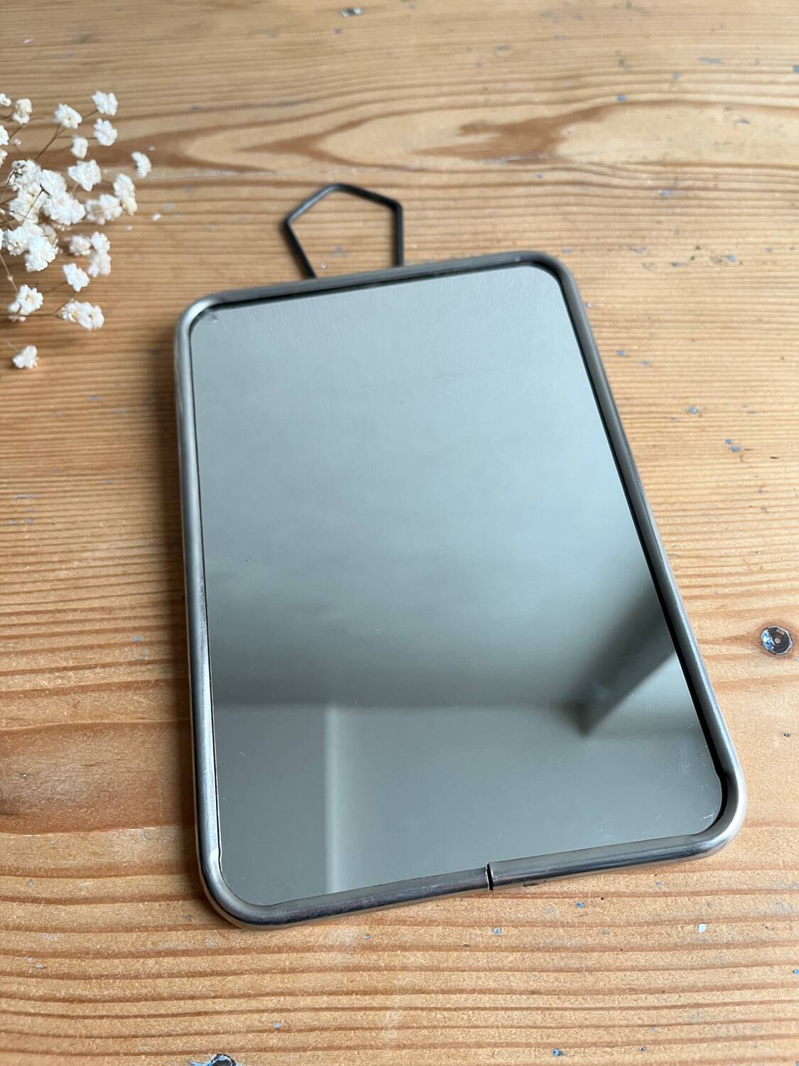 Miroir de barbier vintage 18 x 12,5 cm