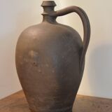 Brown terracotta jar