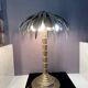 Palm tree lamp  bronze and brass