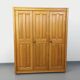 Vintage Guillerme et Chambron wardrobe in solid oak from the 60s