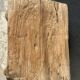 Petite table d'appoint ou tabouret en teck blond quadripode H:30 L43 l30