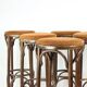 Thonet Design Bentwood Bar Stools No. 73 By Ton, Set Of 6