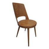 Chaise Baumann modèle "Mondor" vintage bistrot 1950