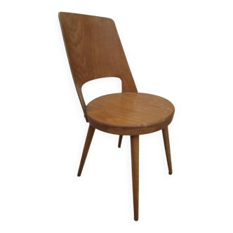 Chaise Baumann modèle "Mondor" vintage bistrot 1950