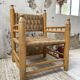 Fauteuil bois et corde Maroc